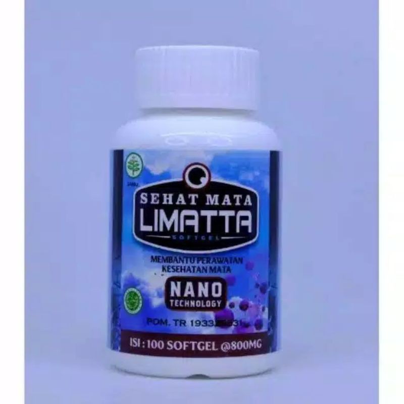 Limatta Asli Obat Mata Minus Katarak Rabun Manjur Suplemen Herbal - Limatta Asli 100% Original Bpom