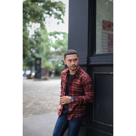 Mubeng X Bleed Limited Kemeja Flannel Code 05