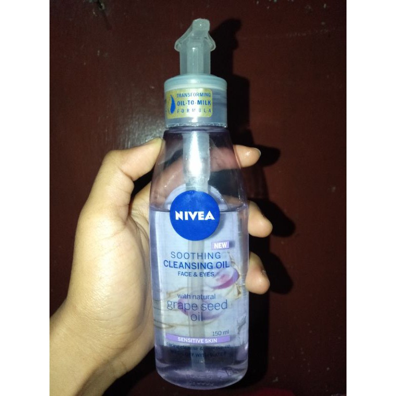 Preloved Nivea Cleansing Oil Grape Seed