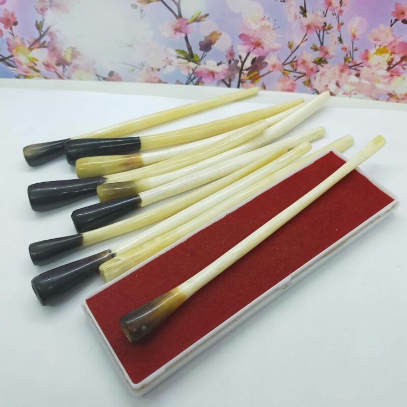 pipa rokok tulang kalong KW (tanduk kerbau dan tulang kerbau)