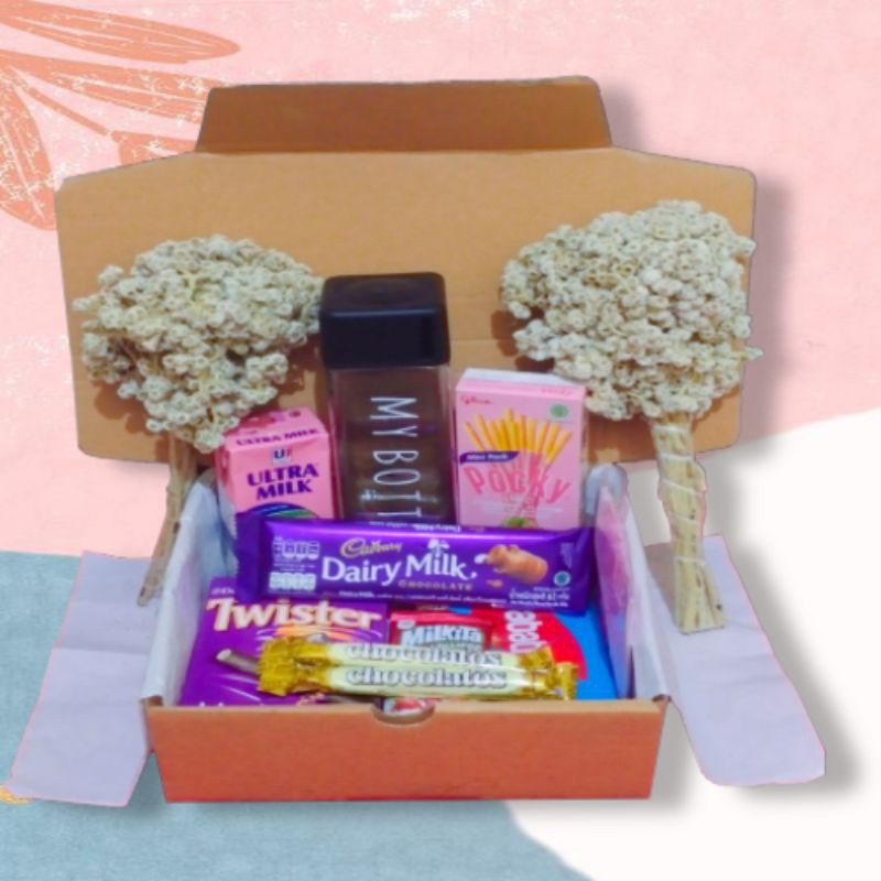 

Valentine / Hampers Snack / Gift Box / Kado /Hadiah