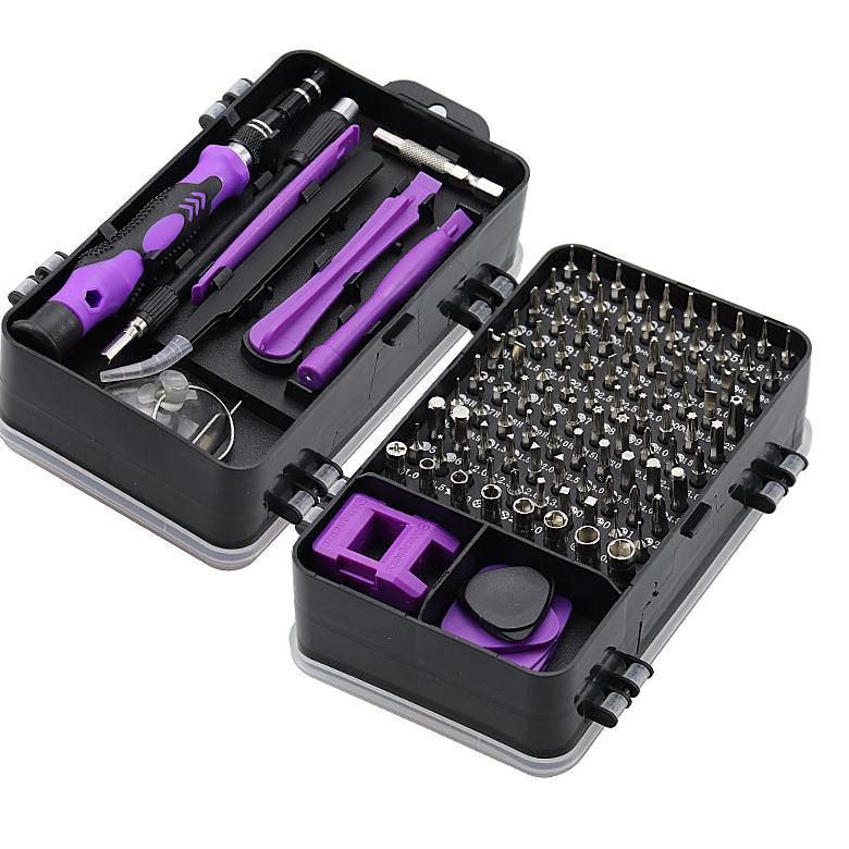 Grab Medan 115 in 1 Screwdriver Set Reparasi Smartphone Laptop Mini Precision Insulated Yalku 1