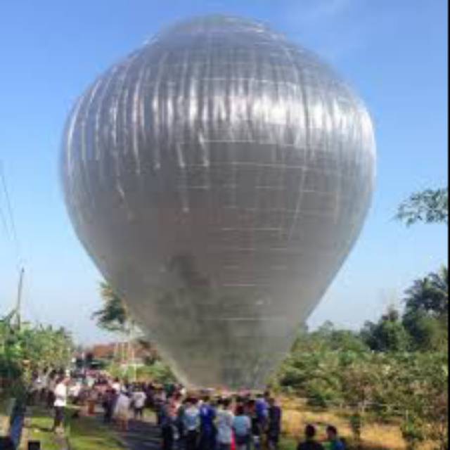 BALON UDARA PLASTIK,BALON PLASTIK LAMPION TERBANG 4METER