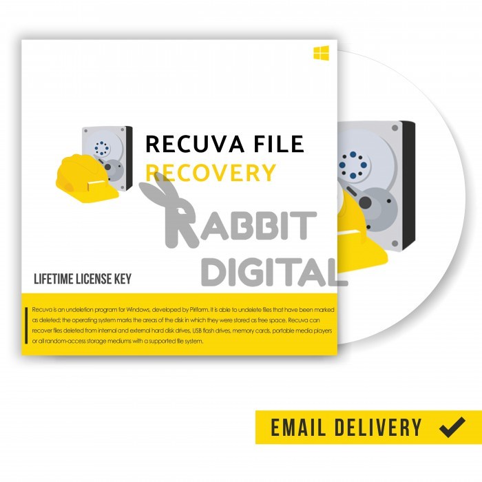 [Lifetime] Recuva File Recovery Pro Recovery Data Lifetime - Perangkat lunak pemulihan data untuk mengembalikan file yang terhapus atau hilang