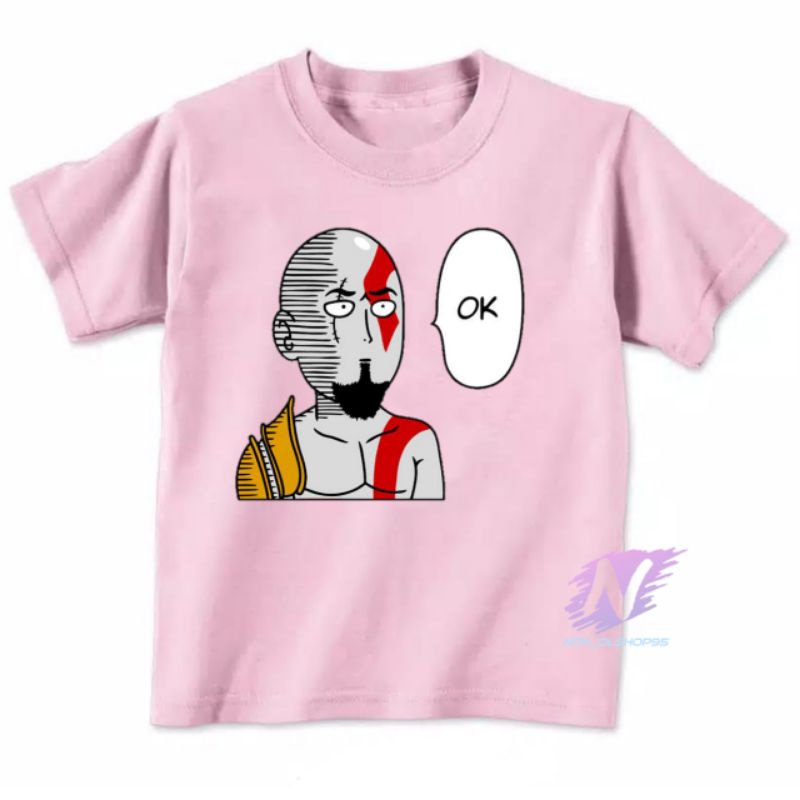 kaos anak one punchman godofwar