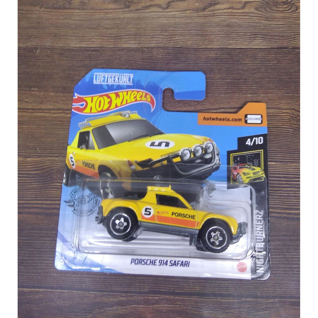 Hot Wheels Porsche 914 Safari Kuning HW Short Card Nightburnerz 4/10