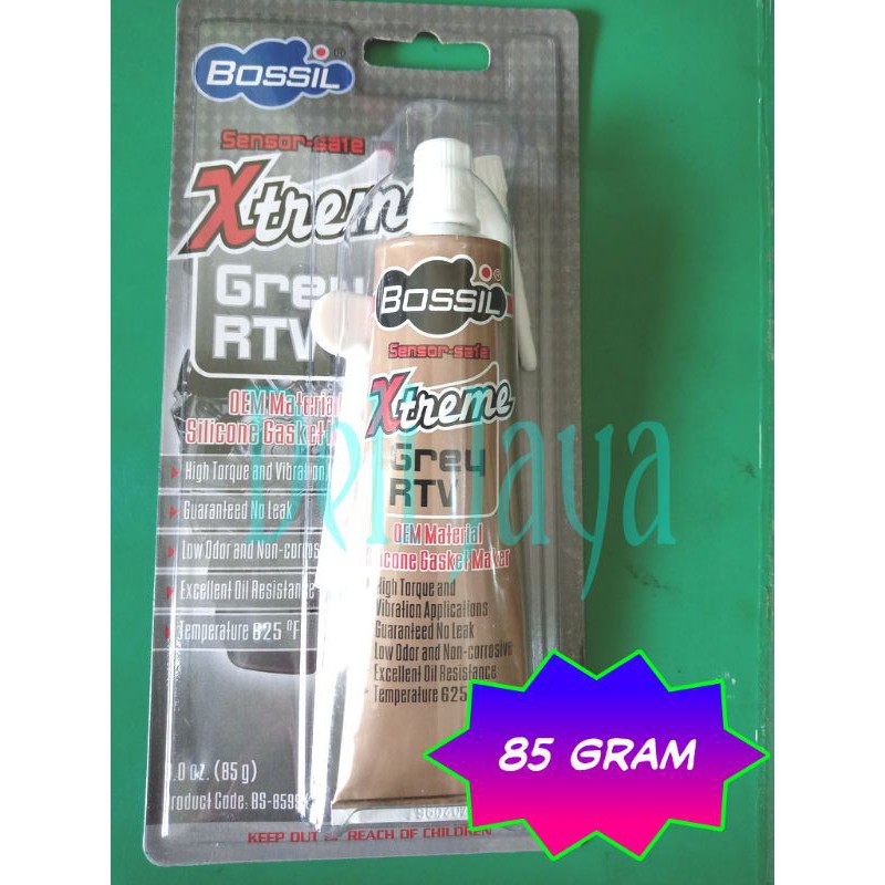 

Lem Gasket Lem Paking Tahan Panas | Lem Bossil Xtreme Grey Rtv