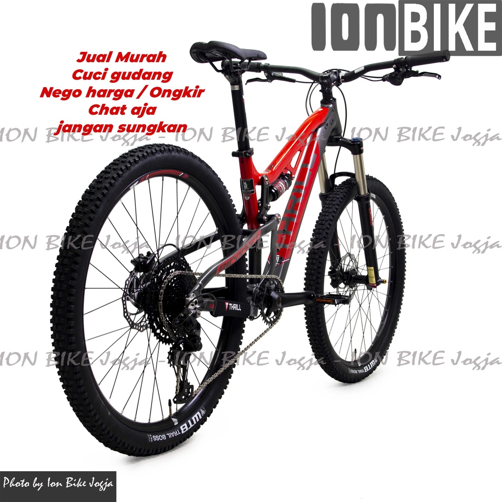 JUAL MURAH Sepeda MTB 27.5 THRILL Ricochet 3.0 3 BA DGY RED 11 sp