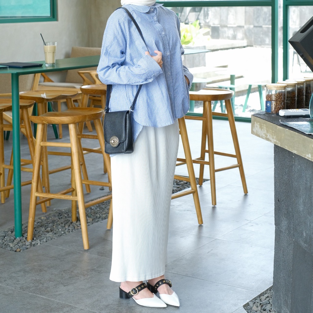 Ney Plisket Skirt | Rok Span Rok Plisket Lidi [YEPPUOUTFIT]