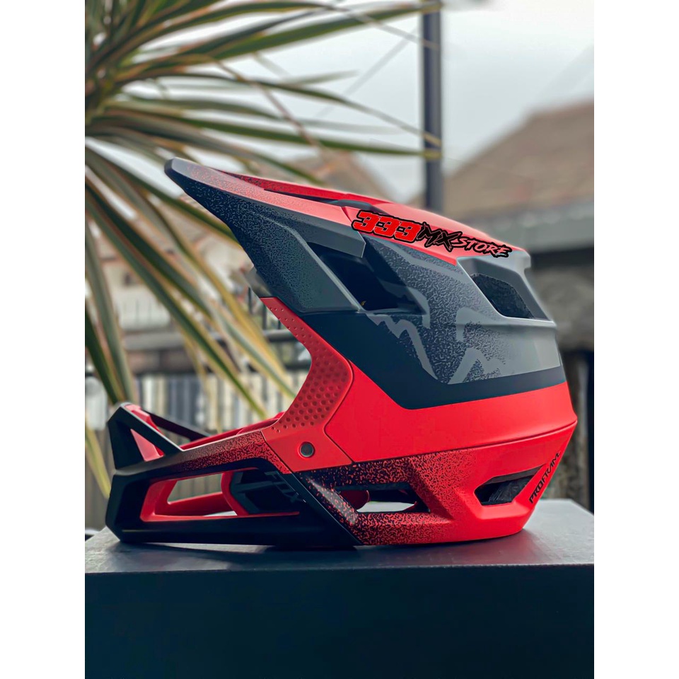 HELM FOX PROFRAME RED MTB DOWNHILL. HELM FOX PROFRAME MTB NOT LEATT TLD BELL