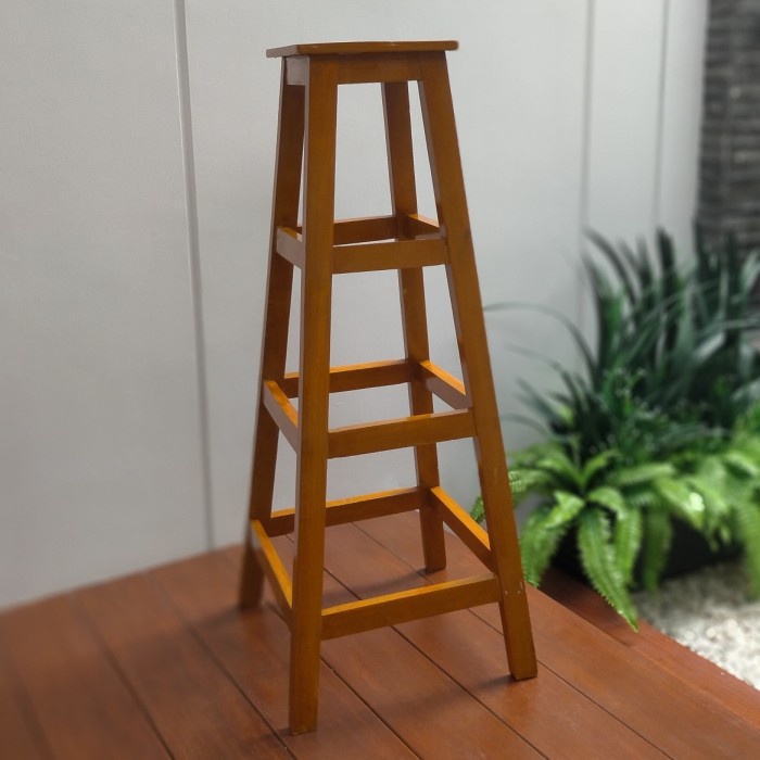 Kursi Kayu - Bangku Kayu Tinggi 120 Cm Kayu Kamper