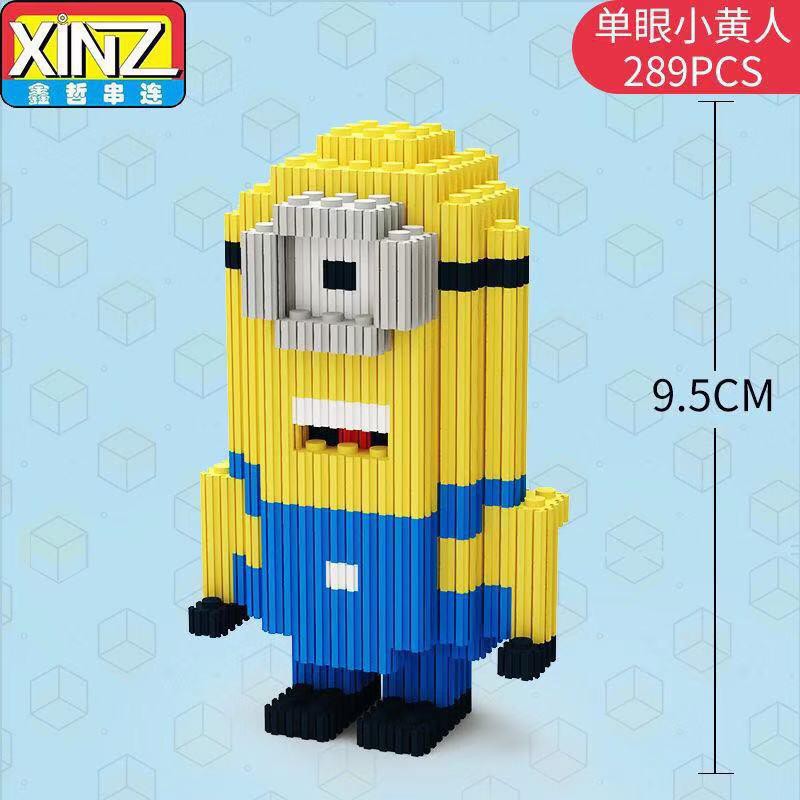 Nano Block Mainan Edukasi Minion High Quality 289 - 381 pcs