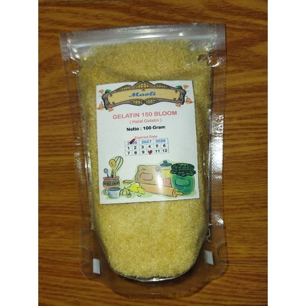 

Gelatin Gelatine 100 gram original tulang sapi