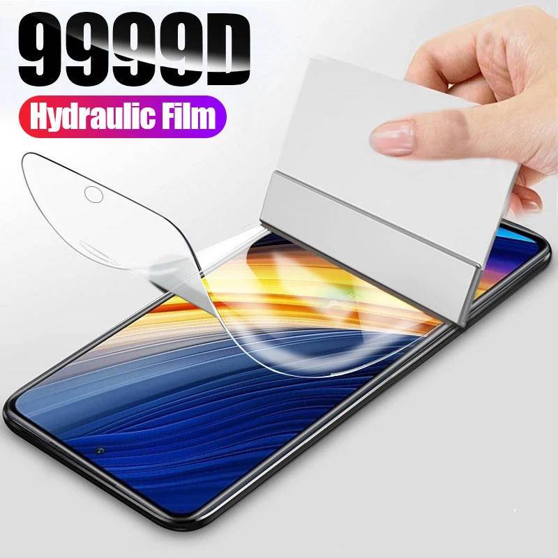 Film Pelindung Layar Hydrogel Blue Ray Untuk Xiaomi Redmi Note 10 10s Pro MAX 11s 11 Pro + HD Hydrogel 10