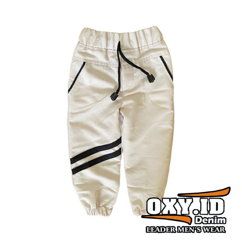 Celana Joger anak Celana Chino Anak model strip Naruto unisex usia 1-13 tahun-JGR Naruto DR cream