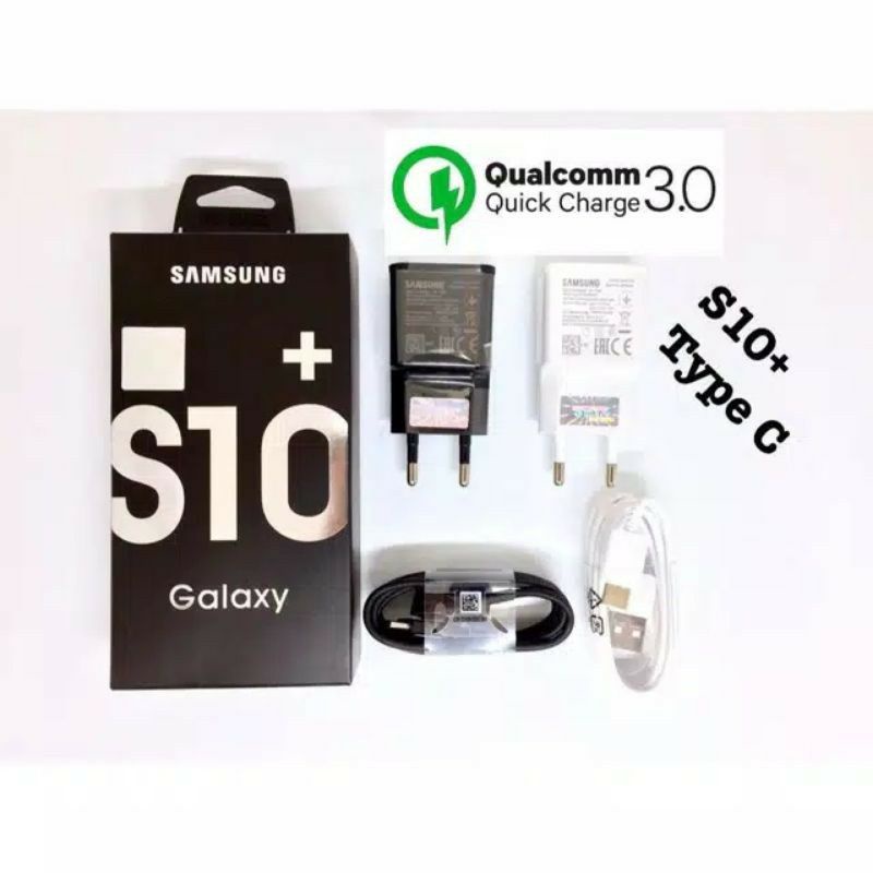 TC TRAVEL CHARGER ORI 100% SAMSUNG S10+ 2.1A QUALCOM 3.0 FAST CHARGING