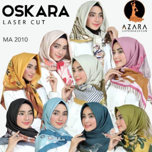 JILBAB AZARA SEGIEMPAT MOTIF LASER CUTTING / SEGI EMPAT LASER CUT MOTIF