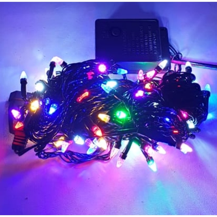 CJ-5005 Lampu Hias Tumblr 80Led Lancip 8,5mtr RGB 7 Warna