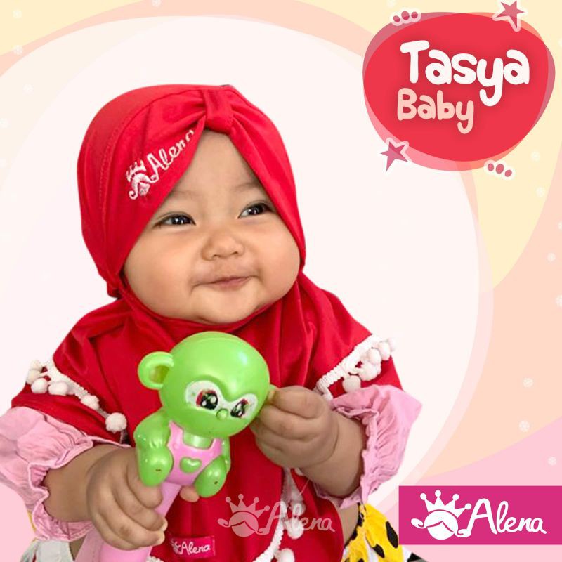 Jilbab alena anak bayi Tasya