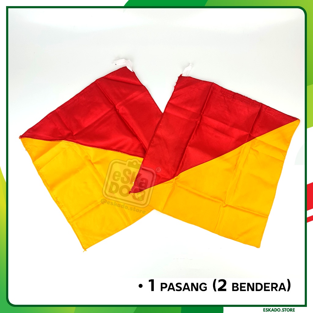 Bendera Semapur / Semafor / Semaphore 1 Pasang (2 Bendera)