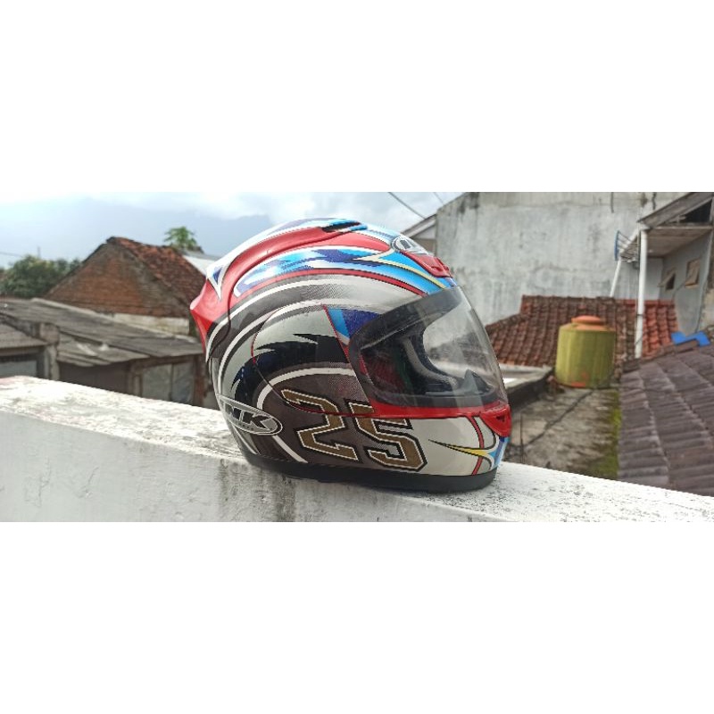 Helm ink cl25 fullface | Helm ink cl 25 full face | Motif Red Hornet Hornet merah