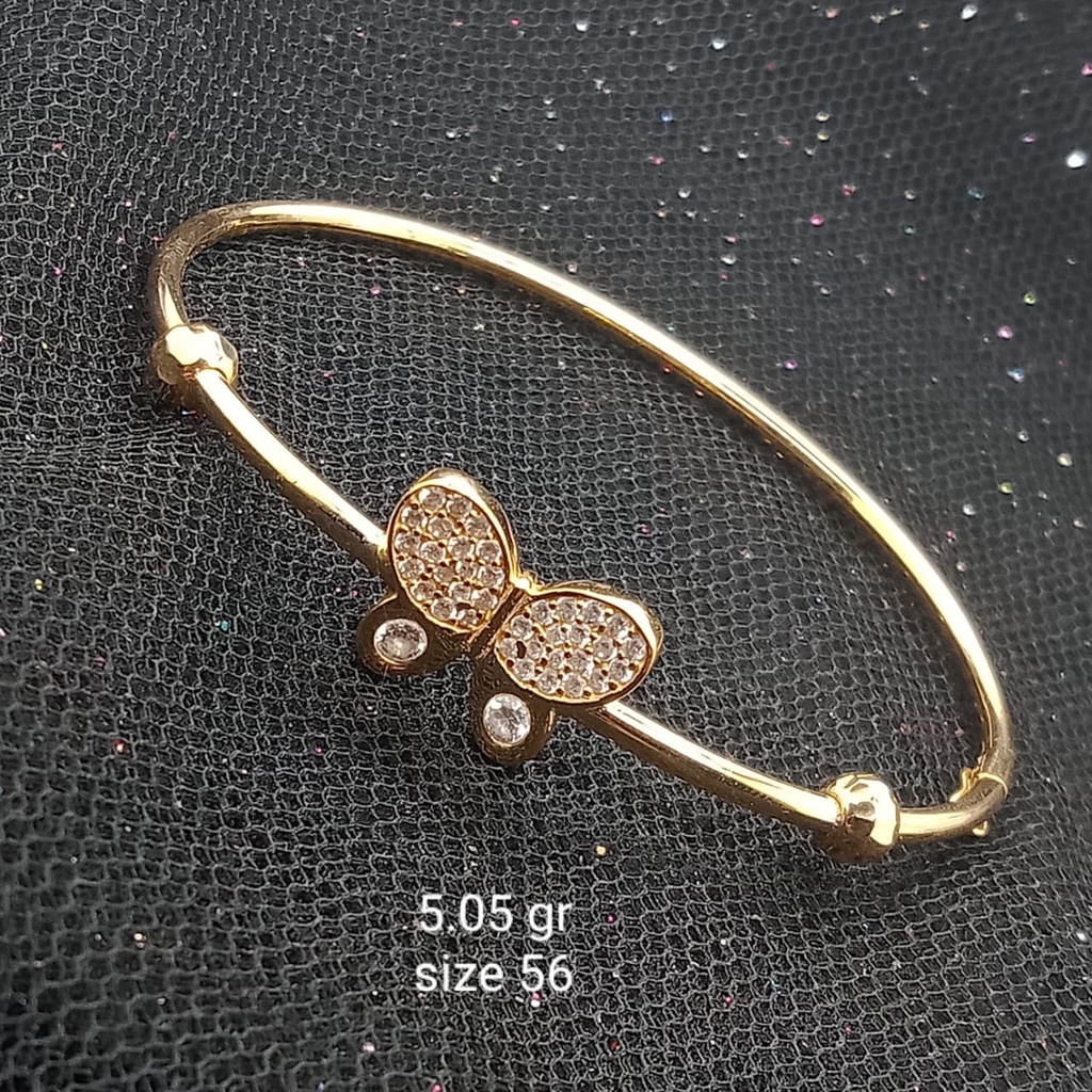 Gelang Emas 17K - 5.05 Kadar 750 - 806