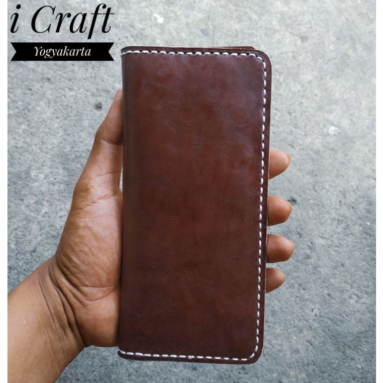 dompet kulit sapi asli panjang