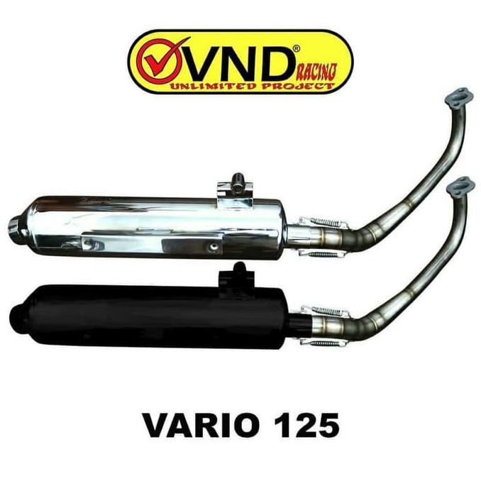 NEGO KNALPOT MOTOR RACING. KNALPOT TSUKIGI VND RACING VARIO 125 - 150 OLD KORTING
