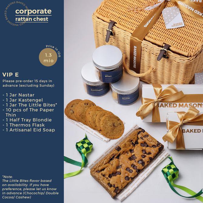 

Parsel Ramadan Paket Vip E Baked Masons (Corporate Lebaran Hampers) Cikaastore1