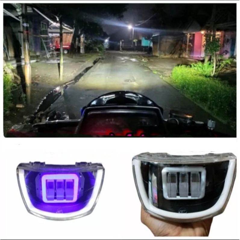 Lampu Depan Daymaker Fizr Force One Modif Daymaker