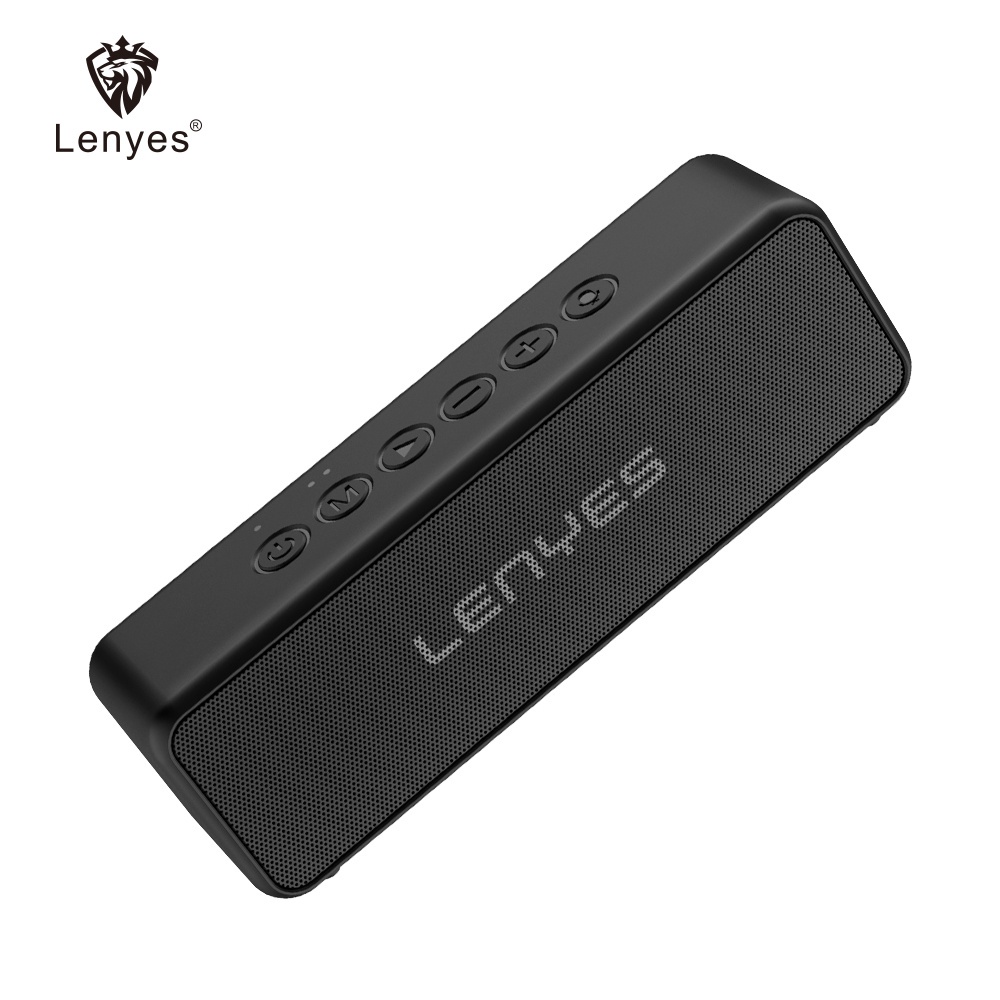 LENYES ORIGINAL S806 TWS Speaker Bluetooth Waterproof Anti Air / Anti Banting 1 Hp Connect 2 Speaker