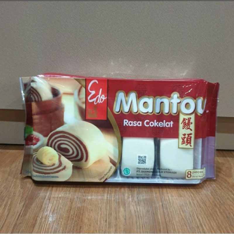 

Edo Mantau Coklat Roti Span Untuk Dimsum / Frozen / Snack Isi 8 Pcs 320Gr