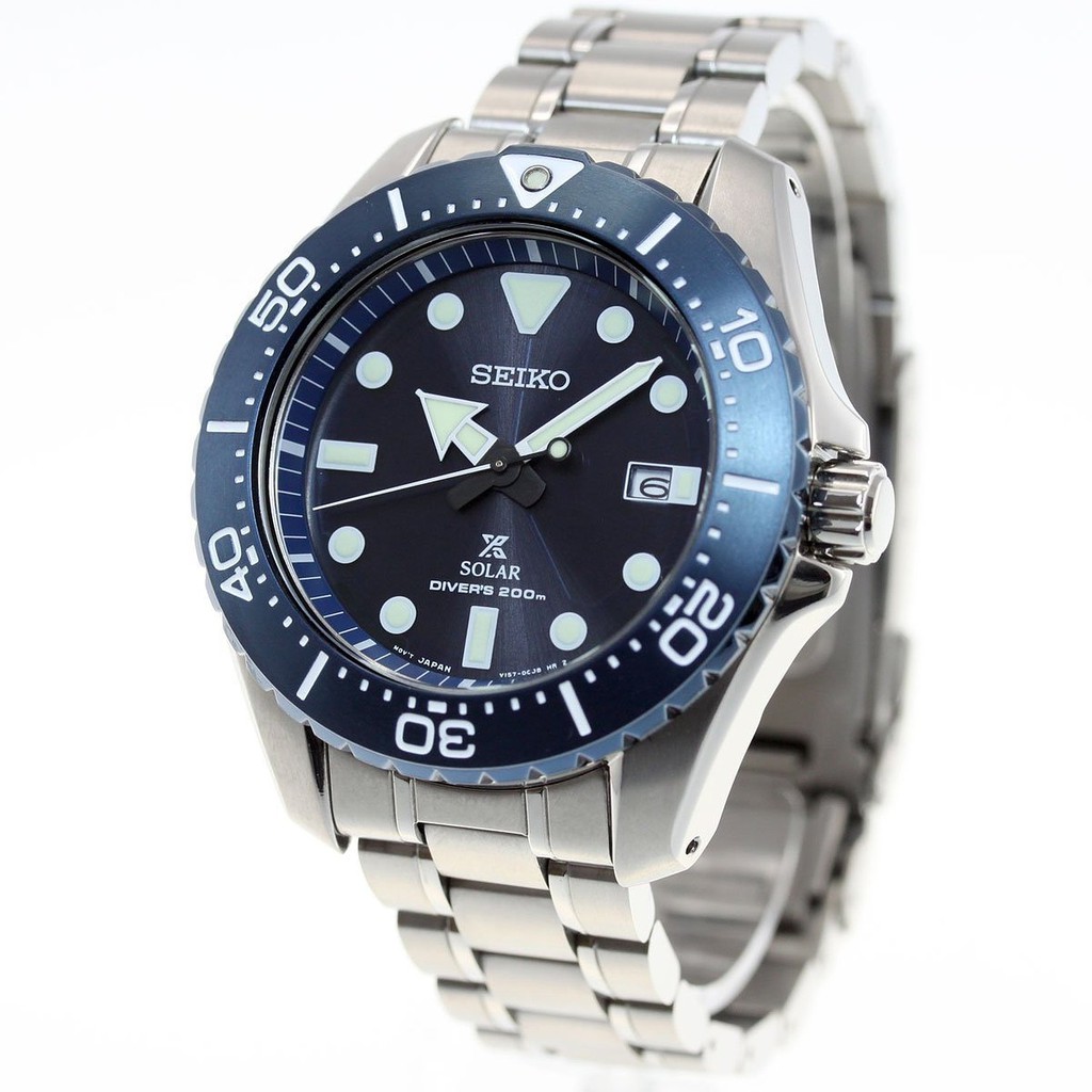 Seiko Prospex SBDJ011J1 Solar Scuba Titanium 200M | Jam Pria SBDJ011