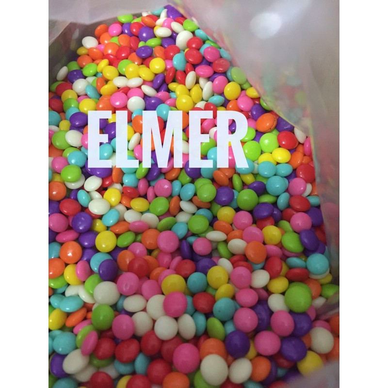 

Elmer Choco Chips Rainbow Coklat Butir warna warni Chip repack 250gr