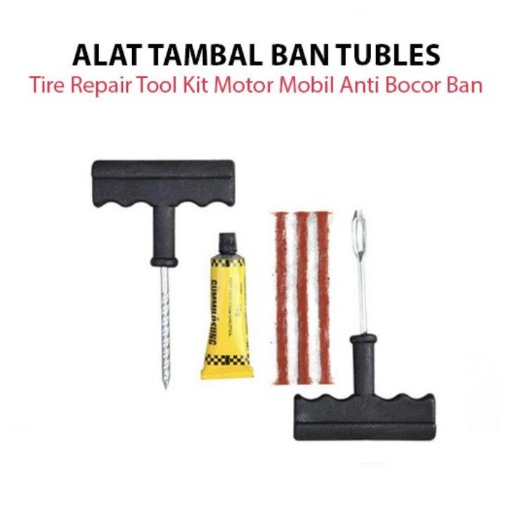 Alat Tambal Ban Set Tubeless Alat Tubles Ban Mobil Motor