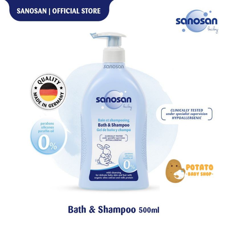 Sanosan Bath &amp; Shampoo 500ml