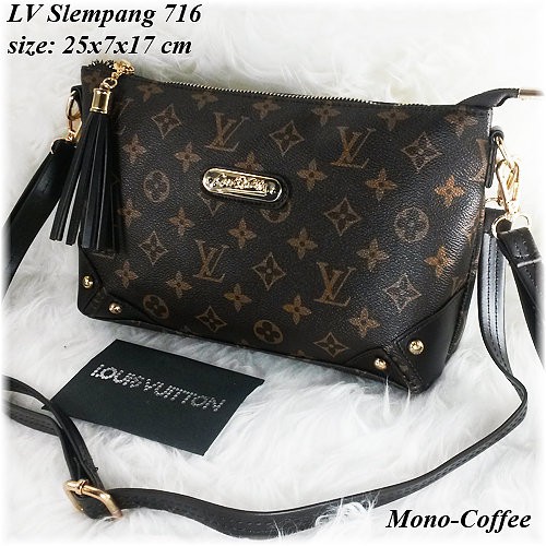 Tas LV 4173 Mono Coffee I Tas Import I Tas Wanita I Tas Batam I Tas Ransel
