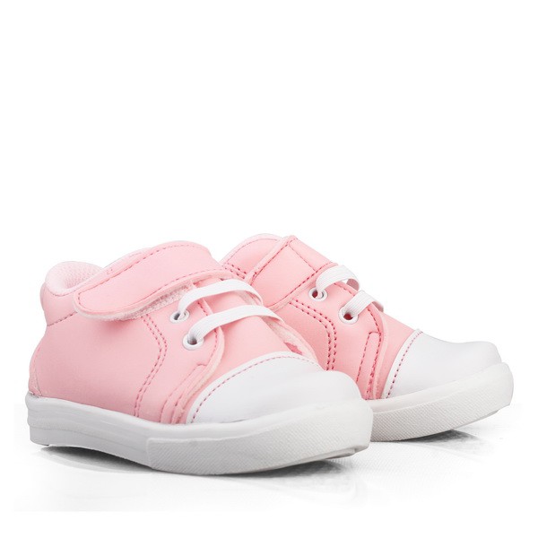 sepatu anak perempuan sneakers terbaru murah B01 PINK