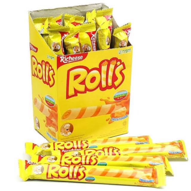 

WAFER NABATI RICHEESE ROLLS PER BOX ISI 20 PCS