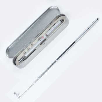 Pulpen Unik Pena Serbaguna 5 in 1 Dengan Laser Pointer Magnet Senter / Pena Premium