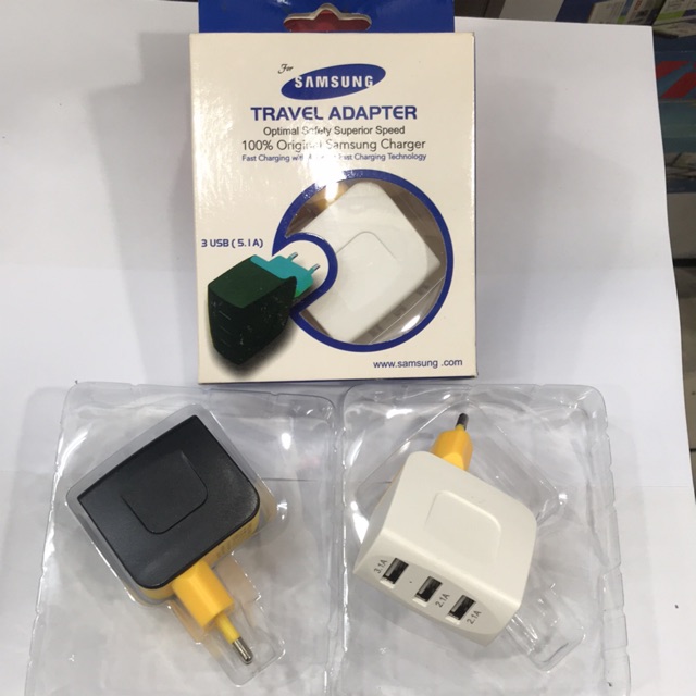 Batok Charger sam 3usb fc  (5.1A)