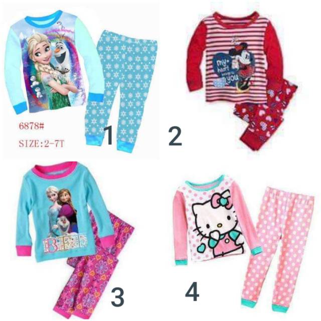 Piyama Baju Tidur Anak Perempuan GAP Shopee Indonesia Piyama Baju Tidur Anak Perempuan GAP Shopee Indonesia