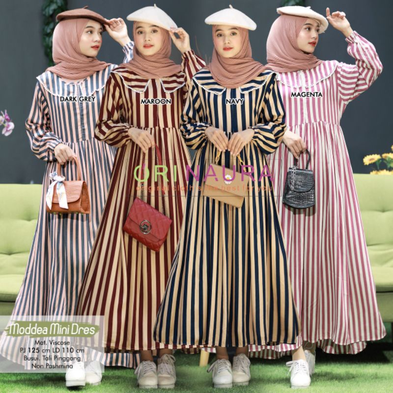 ORI NAURA MODDEA - SOFFEA MINI DRESS RAYON VISCOSE