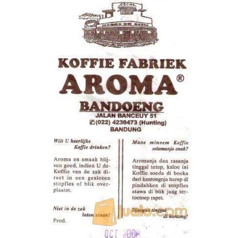 

Kopi Aroma Bandung (robusta)