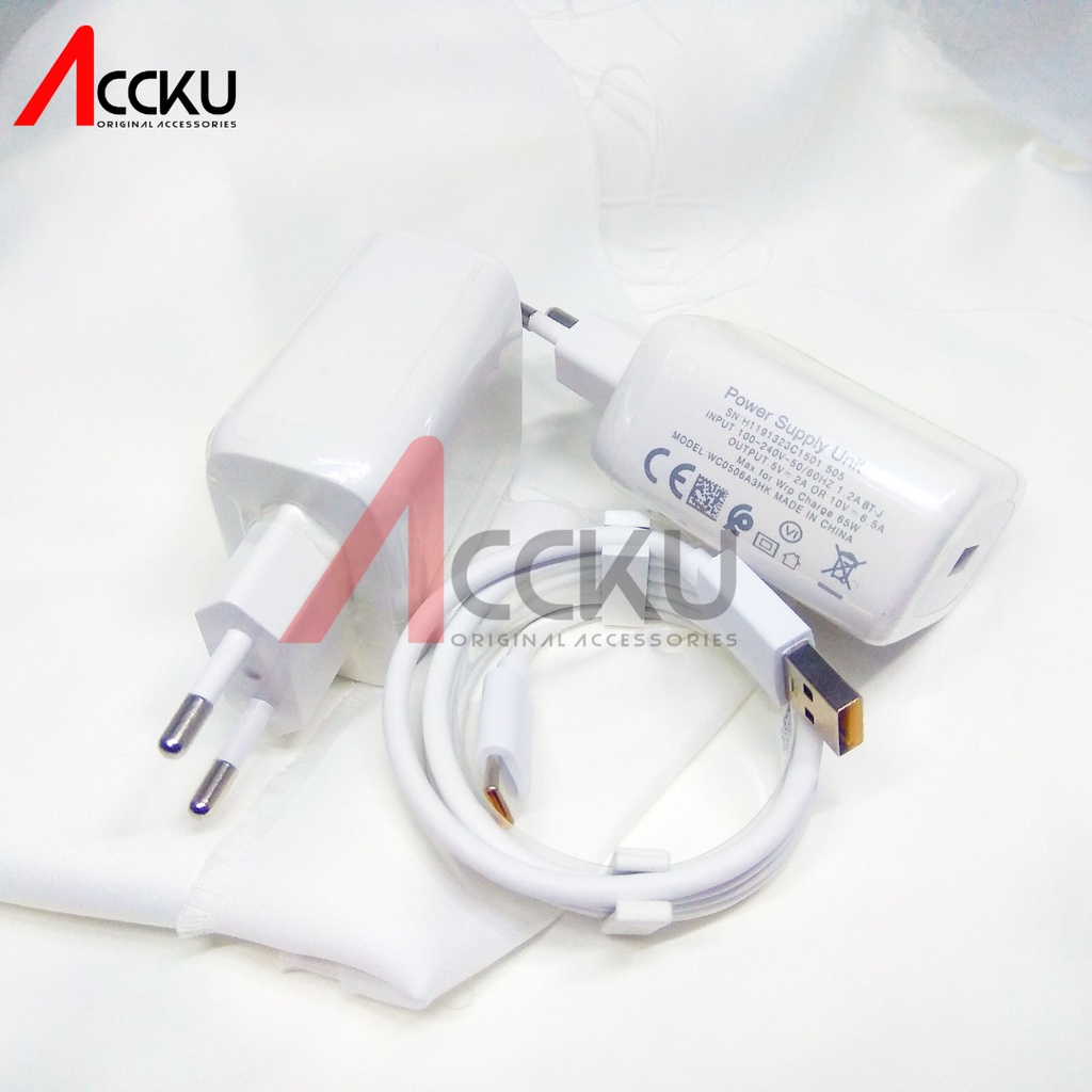 [ WC0506A3HK ] Travel Charger Oppo 65Watt  Casan Charger Oppo Type C Usb Oppo Reno Oppo K3 OPPO A5 2020 - OPPO A9 2020 Charger Oppo Super VOOC 65W