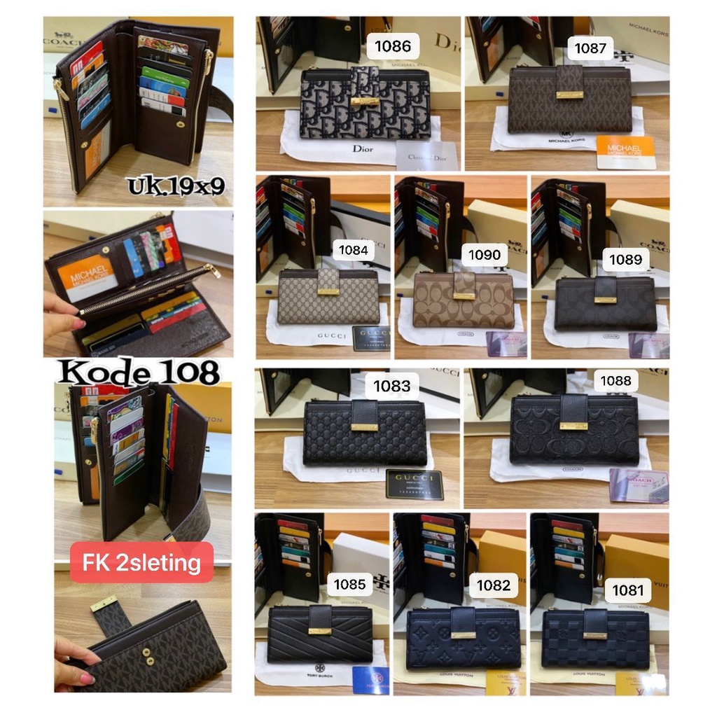 NEW DOMPET LIDAH PANJANG WANITA PREMIUM 2 SLET ADA SLOT KARTUNYA