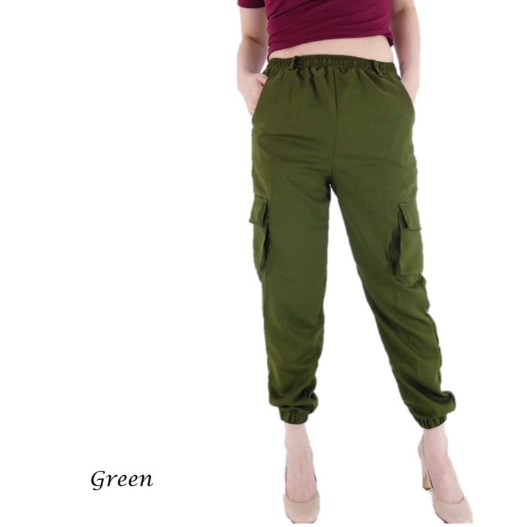 Jogger Korean Long Pants Celana Panjang Wanita CAVALU 096 Peyton