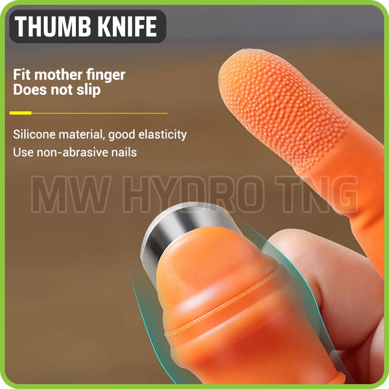 Thumb Knife Finger Glove for Harvesting Picking - Pisau Sarung Jempol