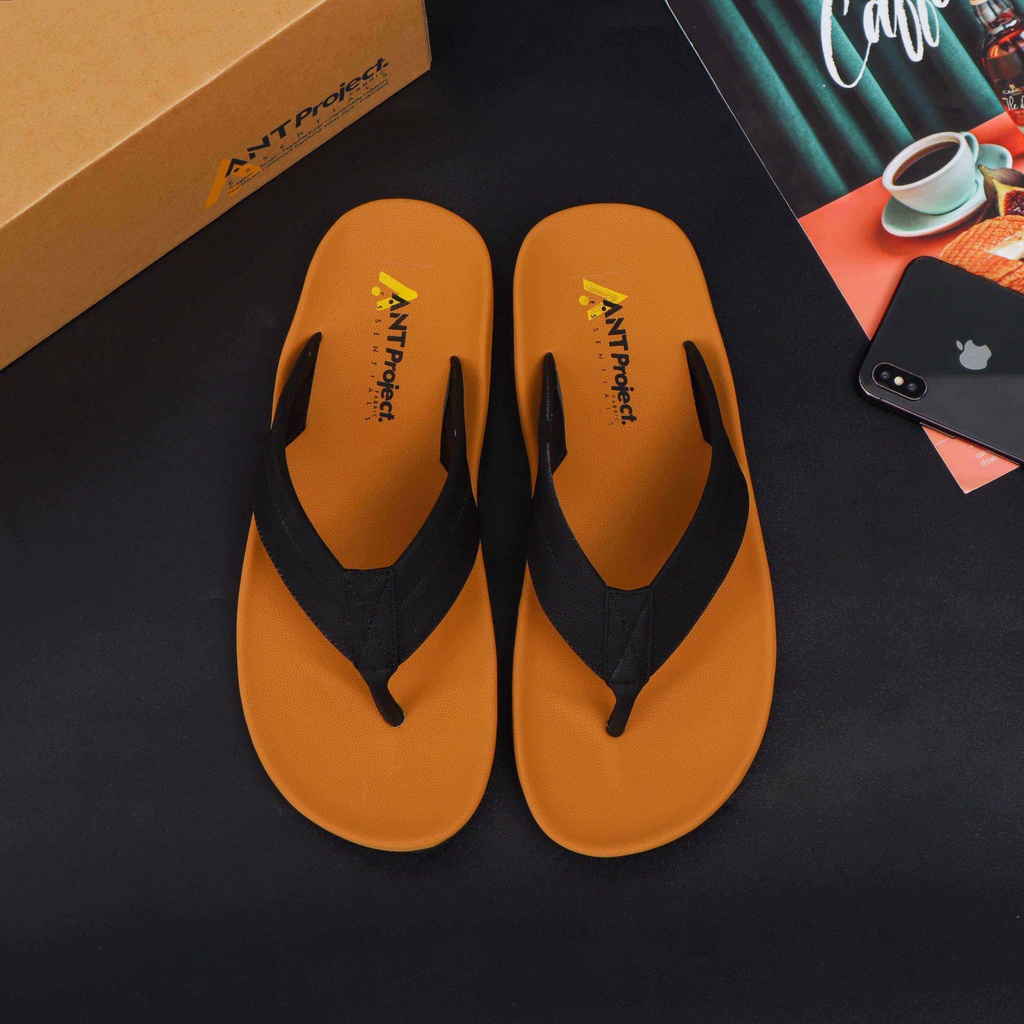 ANT PROJECT - Sandal Jepit Pria BECK Hitam