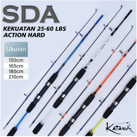 Paket Pancing Laut SDA 150 - 165 Fiber Solid Reel DIABLO